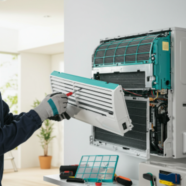 فك وتركيب باب التكييف