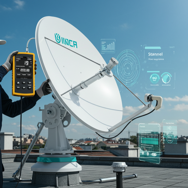 Dish installation + alignment + programming