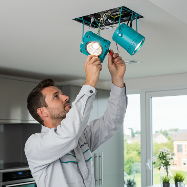 تركيب وبرمجة سبوتلايت ذكية