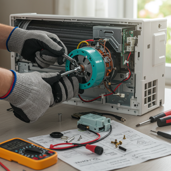 تغيير دينمو مكيف شباك