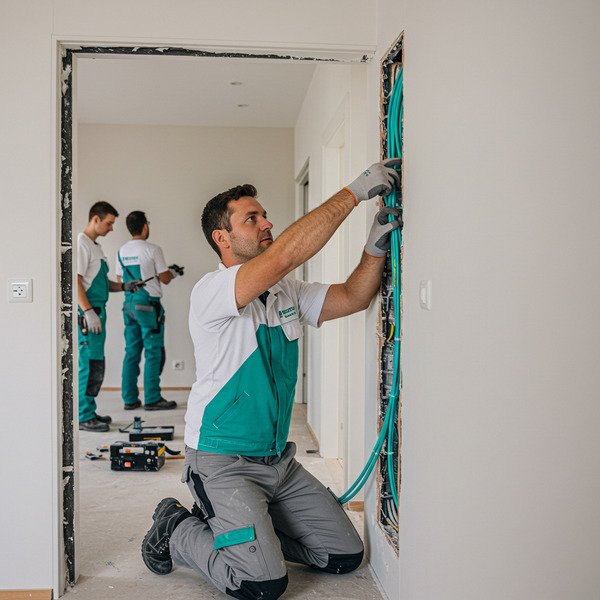 تسليك جديد داخل الجدار