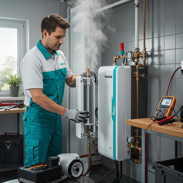 تغيير قلب سخان عادي